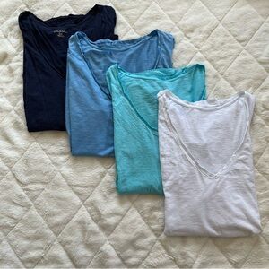 Four Lilly Pulitzer Etta V Neck Tops